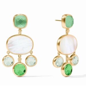 NWOT Julie Vos Kaleidoscopes Chandelier Earrings